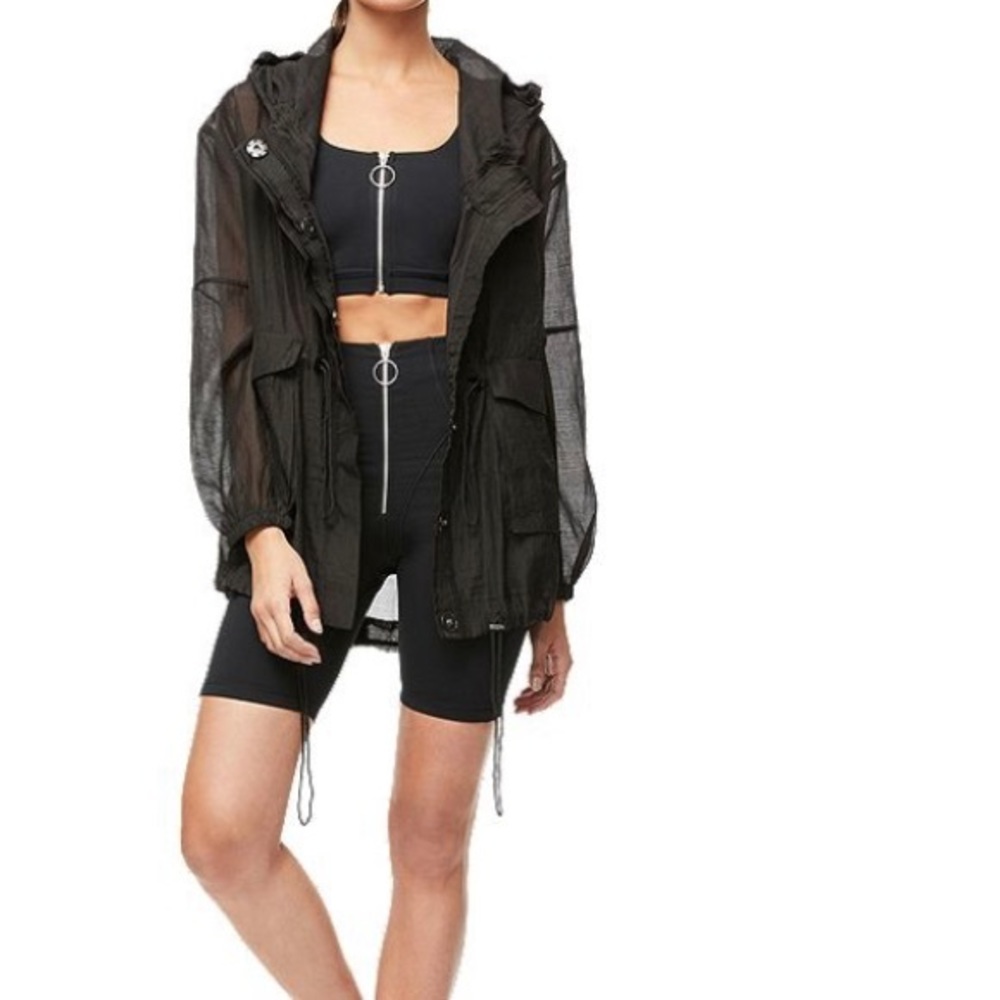 SOLD Good American sheer parka